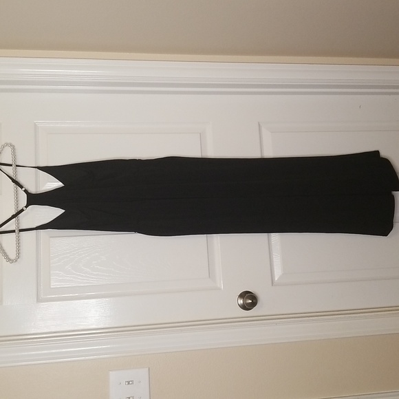 1 State Womens Tie Front Black Jumpsuit - Picture 11 of 13